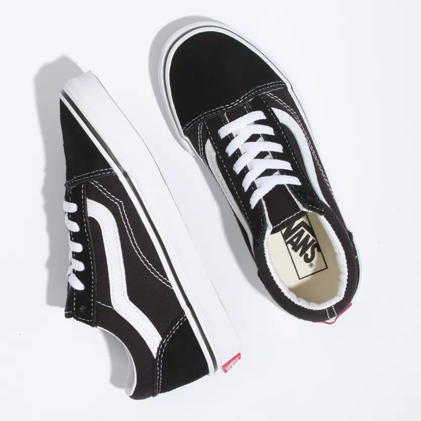 Vans old skool black white sales