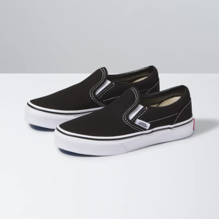 Vans Youth Classic Slip-On - Black / White