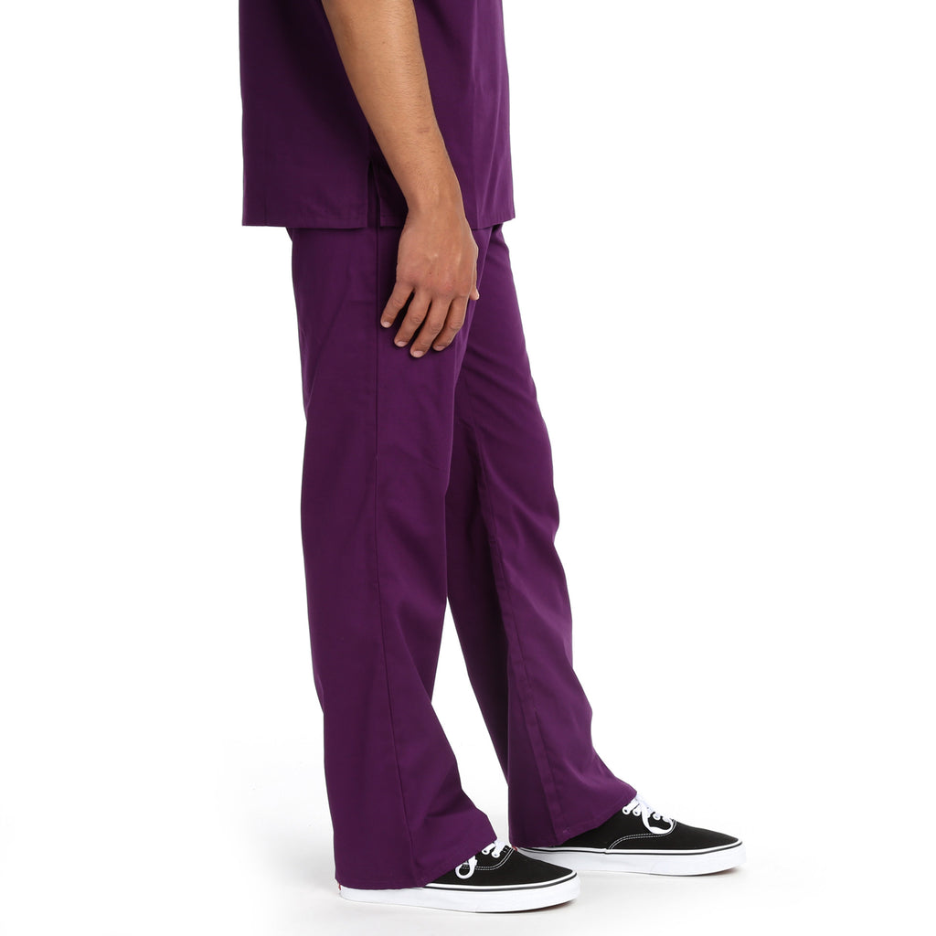 Dickies Unisex Drawstring Scrub Pant - Eggplant
