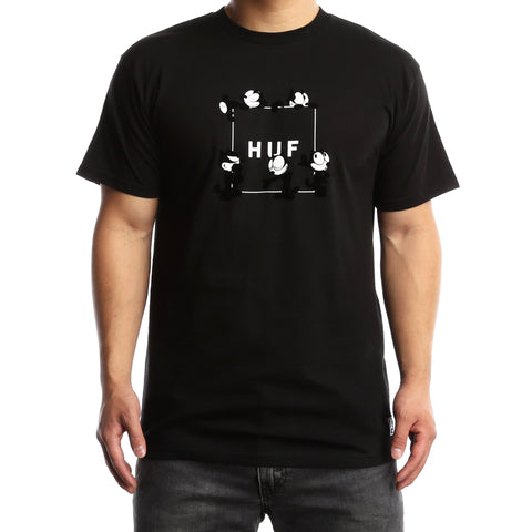 Huf x Felix Box Logo S/S Tee - Black