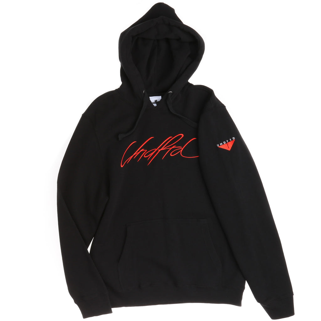 Undefeated Fight Pullover Hoodie - Black