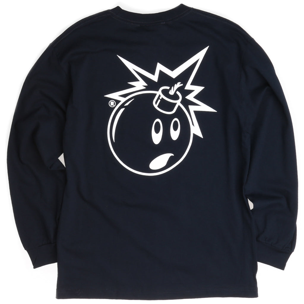 The Hundreds Forever Simple Adam L/S Tee - Navy