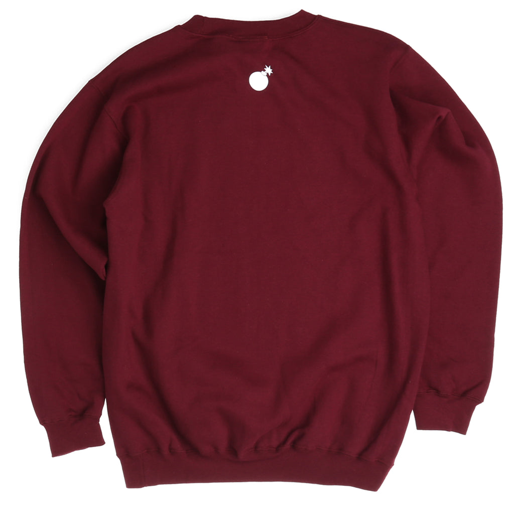 The Hundreds Forever Slant Crew - Burgundy