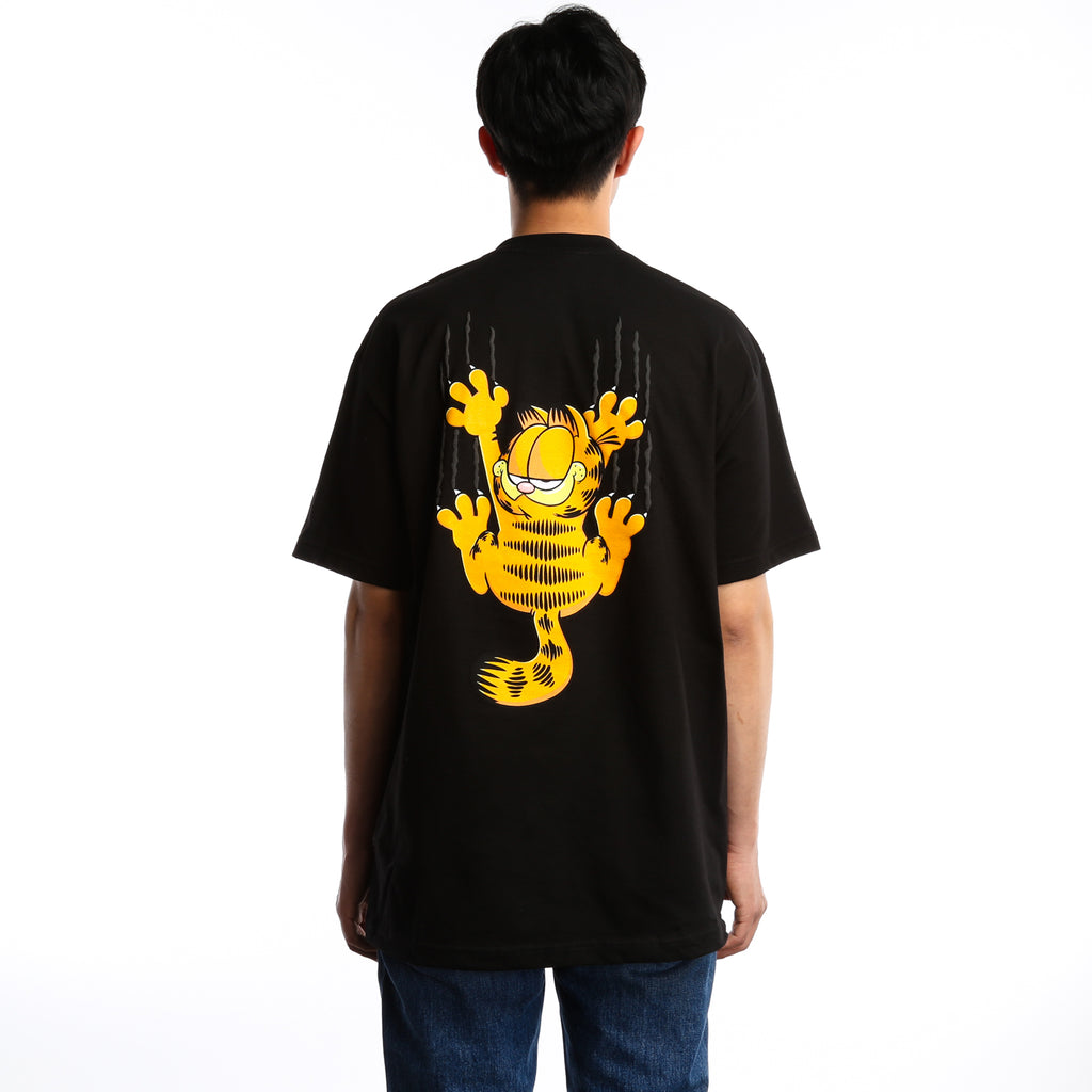 The Hundreds X Garfield Scratch Tee Black