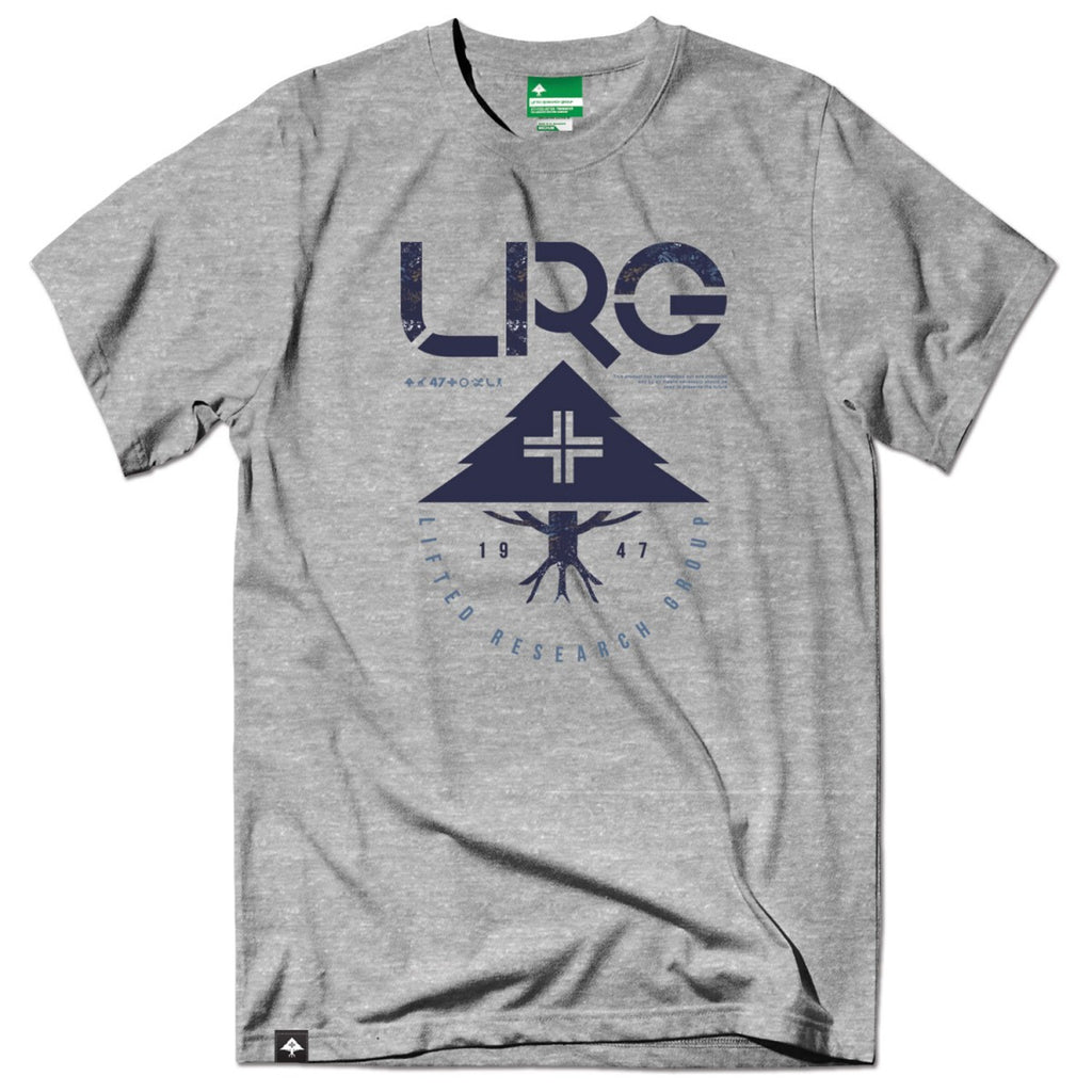 LRG TIGER TREE TEE ASH HEATHER