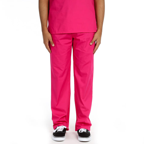 Dickies Unisex Drawstring Scrub Pant - Hot Pink