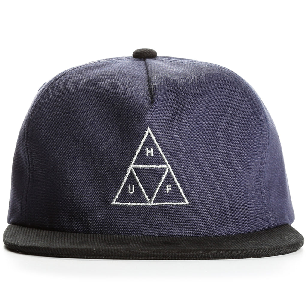 HUF Triple Triangle Snapback - Navy