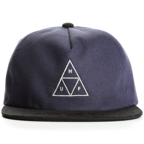 HUF Triple Triangle Snapback - Navy