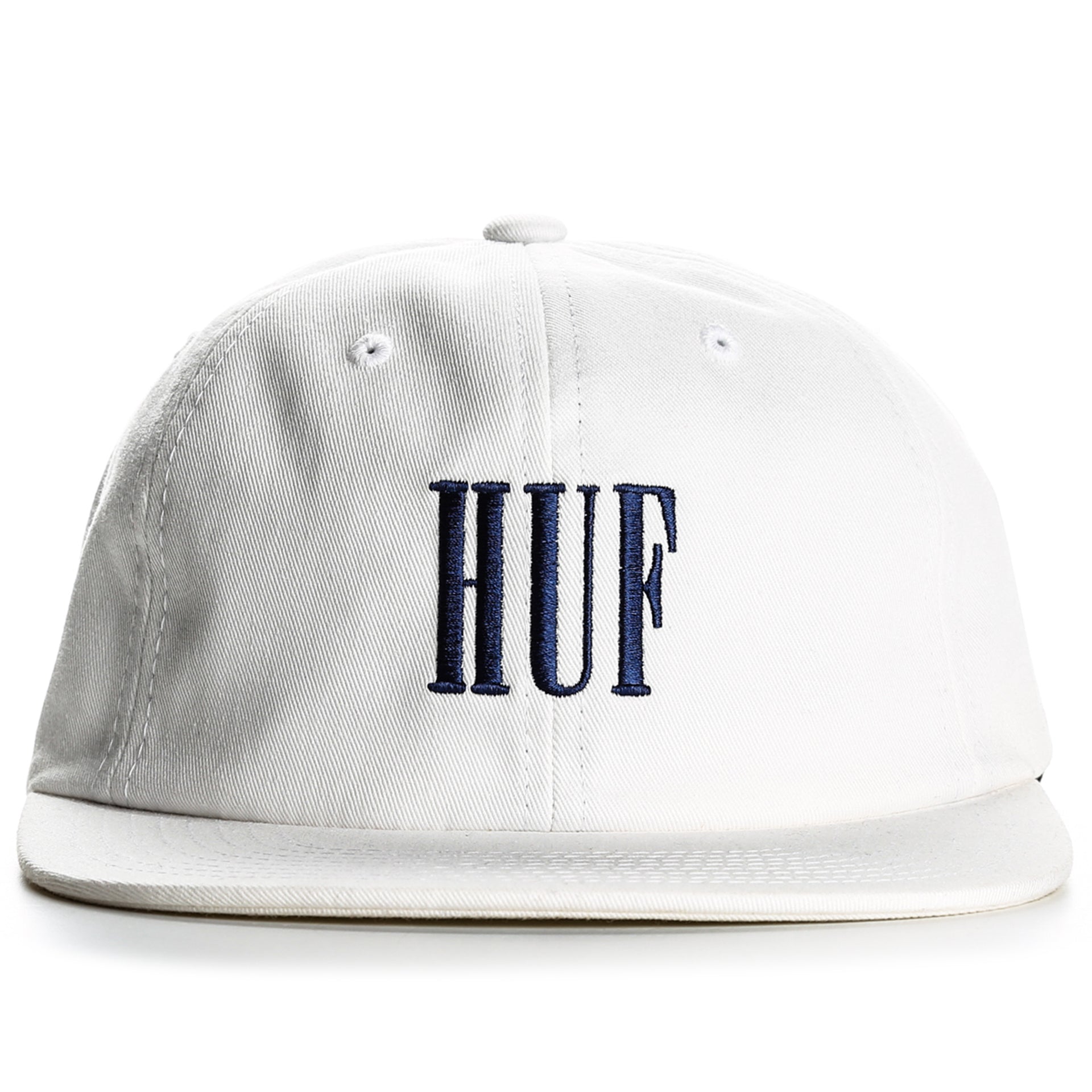 HUF Marka 6 Panel Hat White New Star