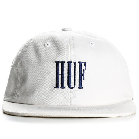 HUF Marka 6 Panel Hat - White