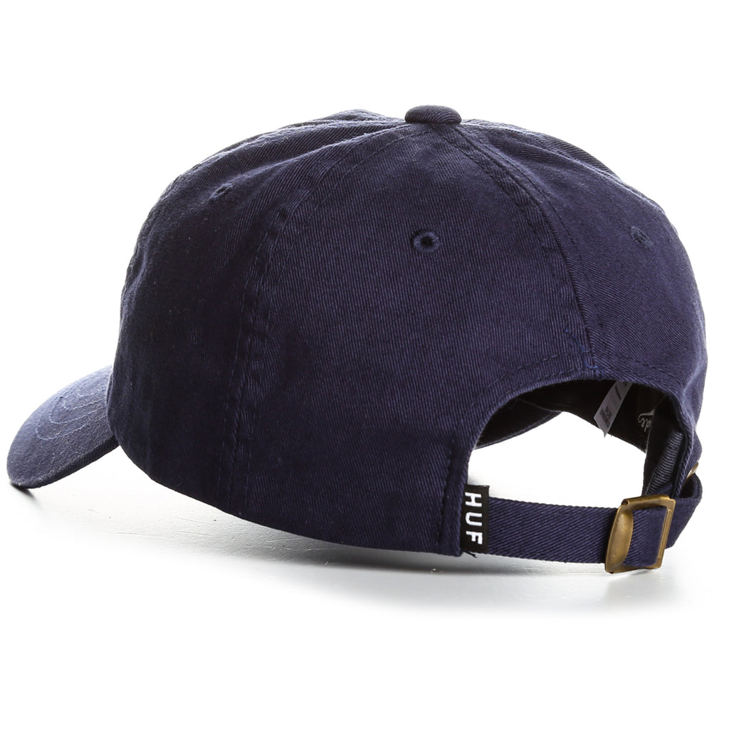 HUF Stone Wash Curve TT Hat - Navy