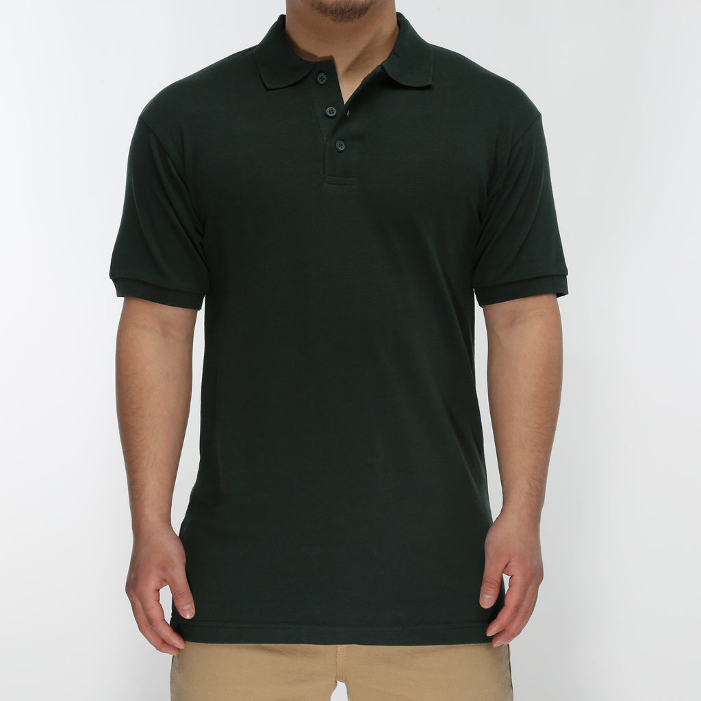 Dickies Adult Short Sleeve Polo Shirt - Hunter Green