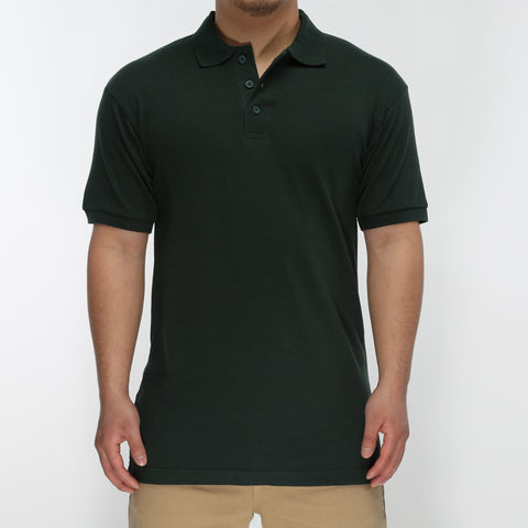 Dickies Adult Short Sleeve Polo Shirt - Hunter Green