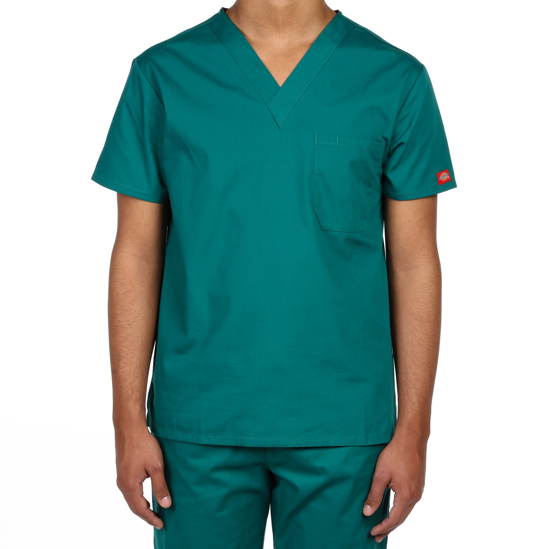 Dickies EDS 83706 V-Neck Scrub Top – Unisex, Eggplant Purple, Cotton Blend, New With Tags