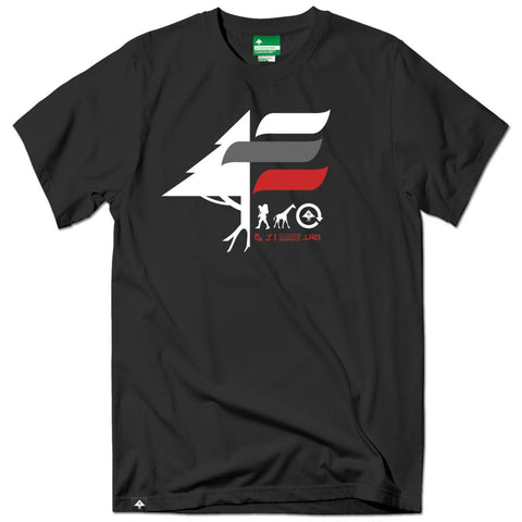 LRG TIMBER FLAG TEE BLACK