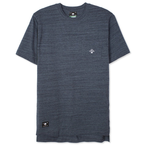 LRG ALL NATURAL SS KNIT NAVY HEATHER