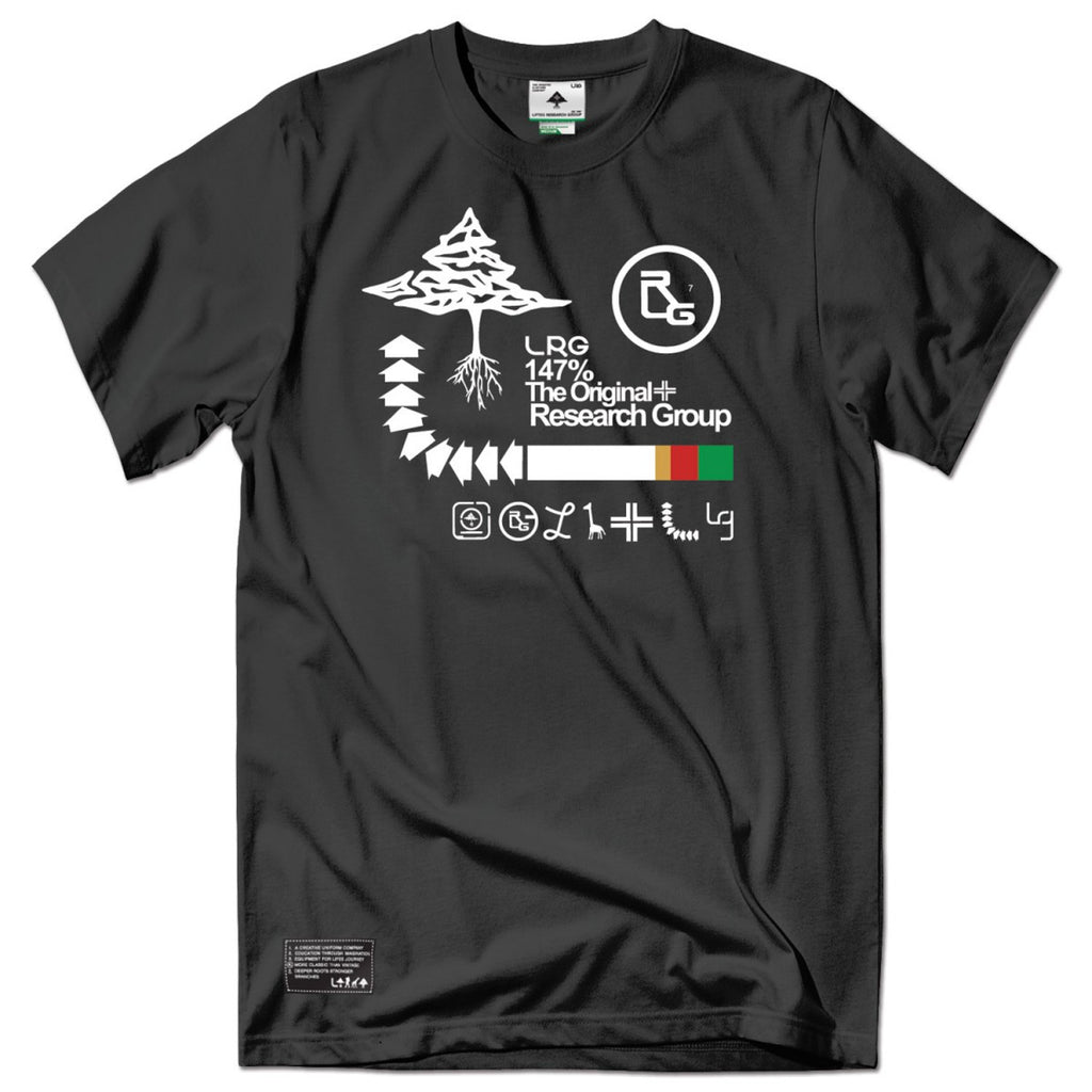 LRG RC ARCHIVE TREE TEE BLACK