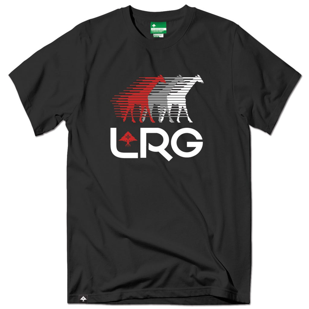 LRG RC FRONT RUNNERS TEE BLACK