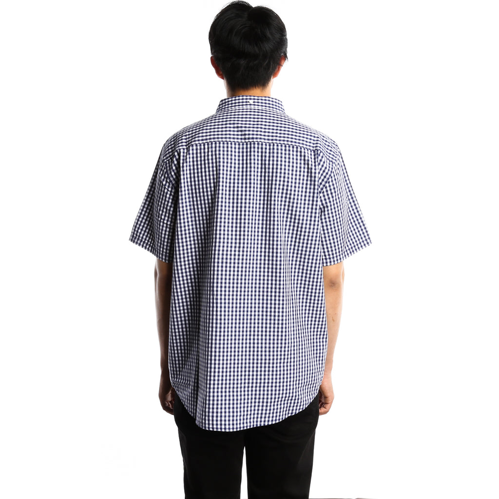 LRG Lifted Gingham Short Sleeve Woven - Patriot Blue