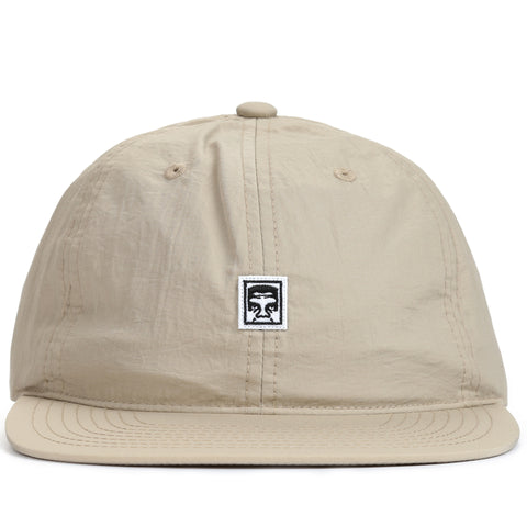 Obey Half Face 6 Panel Hat - Khaki