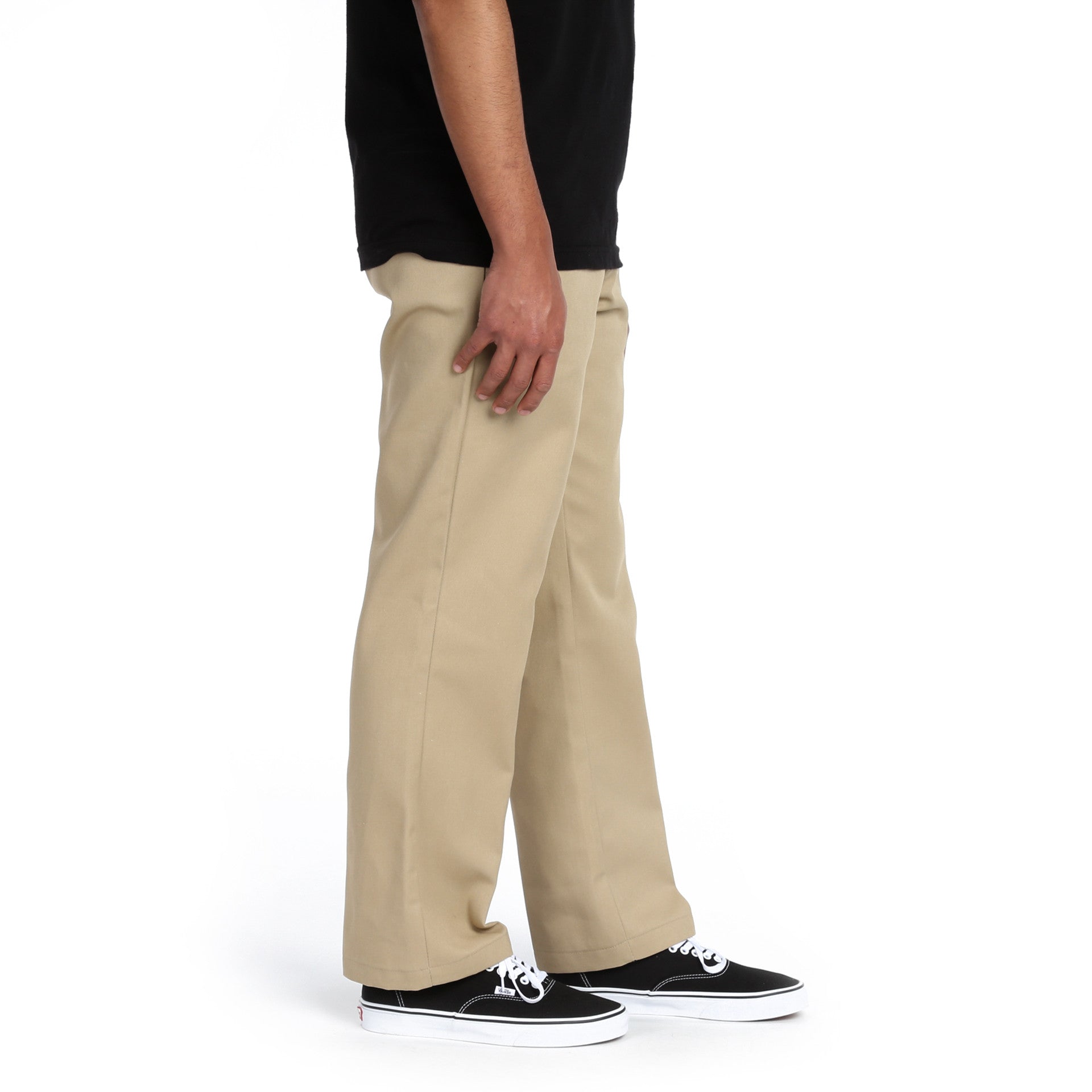 Dickies 874 work pants in khaki straight fit