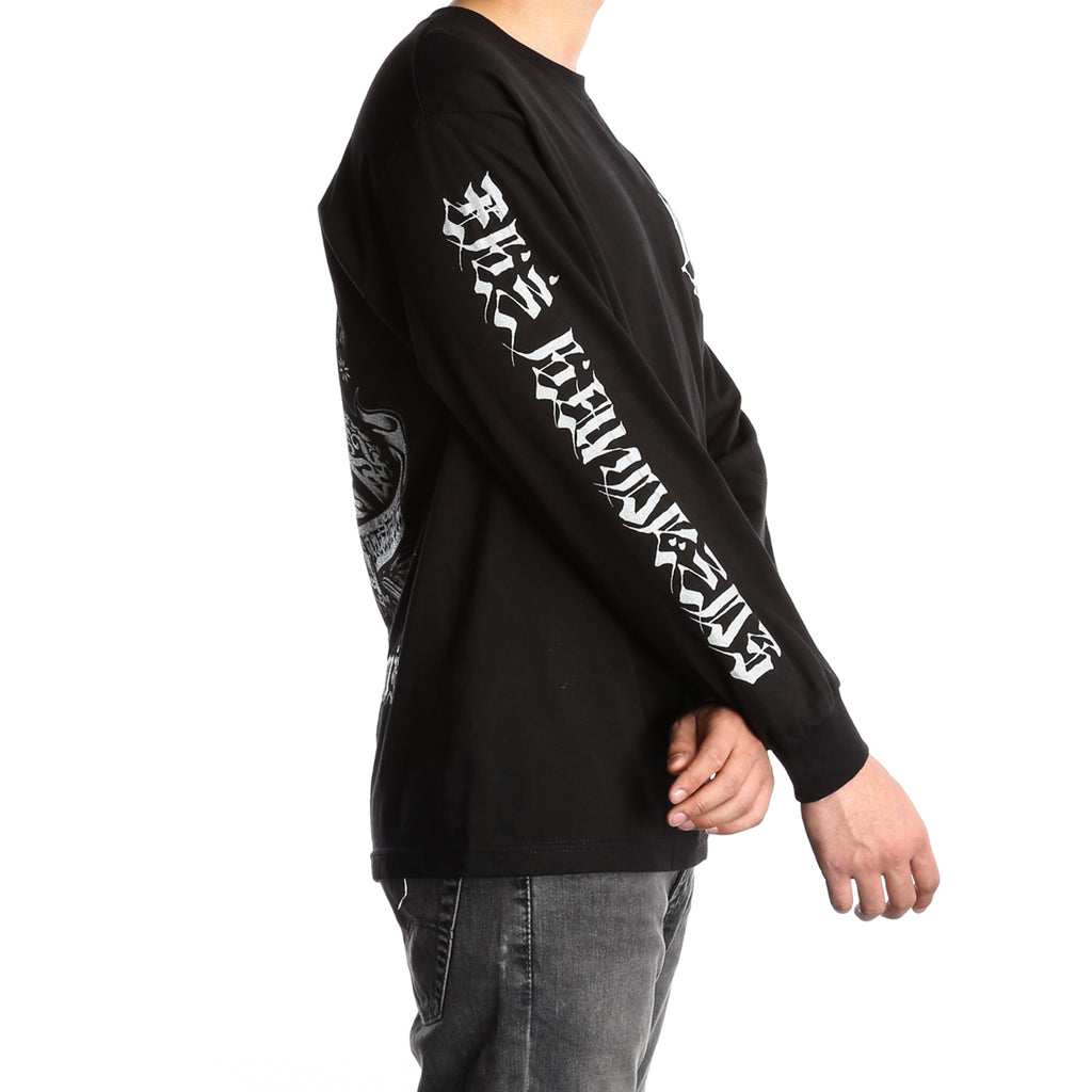The Hundreds Usugrow Lifestyle L/S T-Shirt - Black