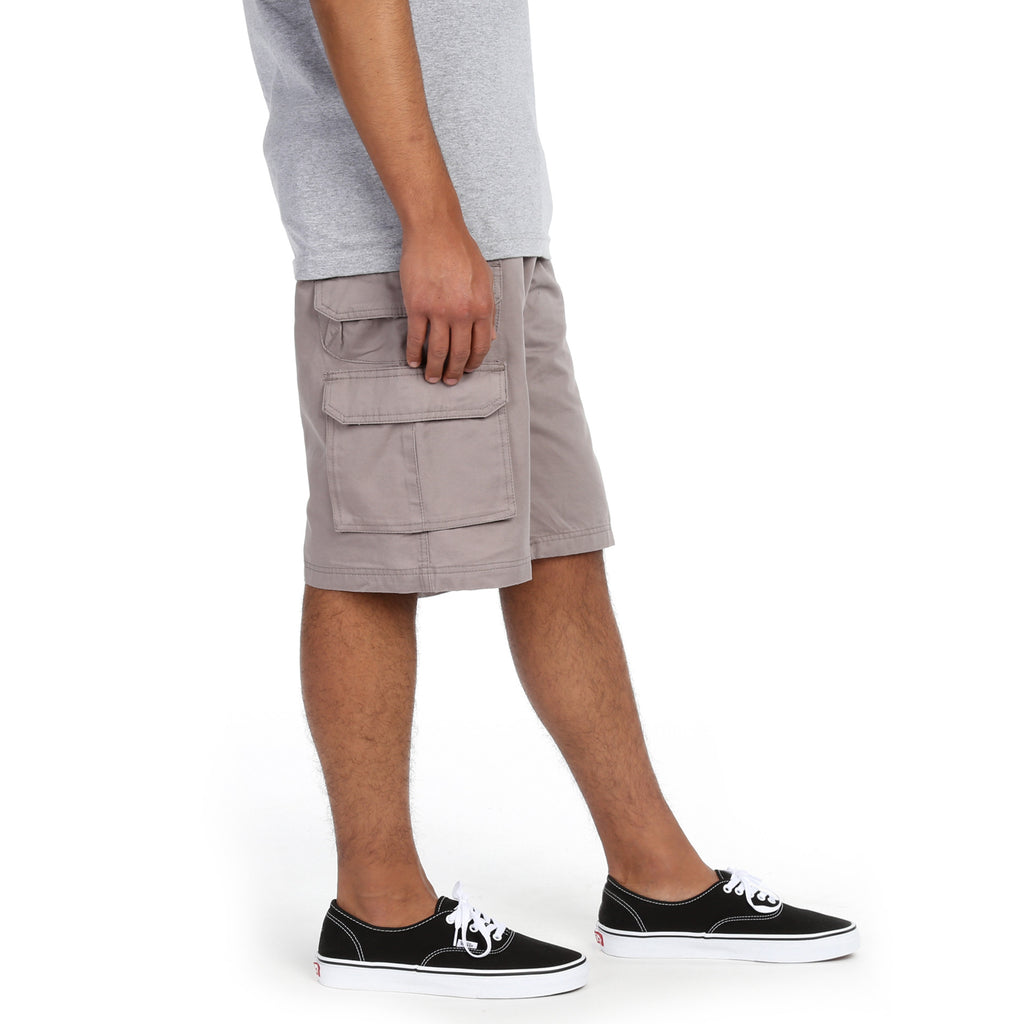 Triveni Cargo Shorts - Light Grey