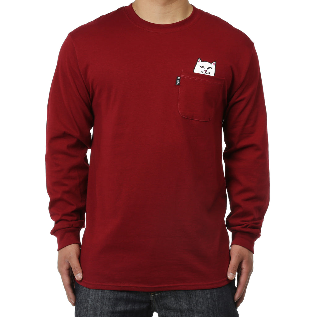 RipNDip Lord Nermal L/S Tee - Maroon