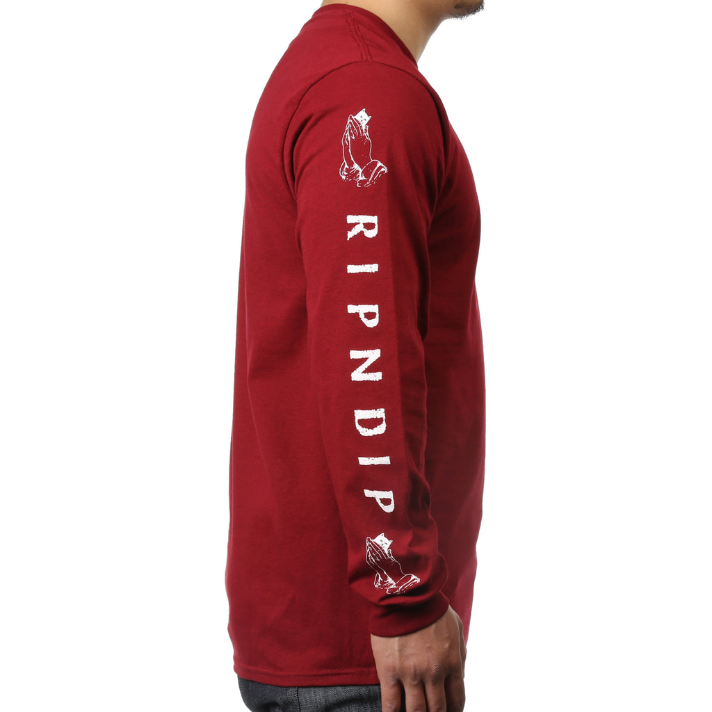 RipNDip Lord Nermal L/S Tee - Maroon