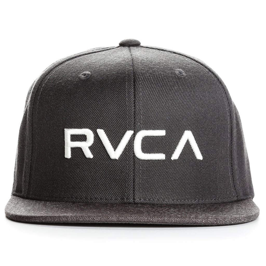 RVCA Twill Snapback III Hat - Charcoal