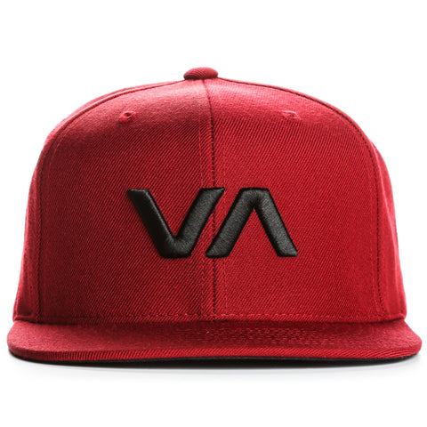 RVCA VA Snapback II - Red