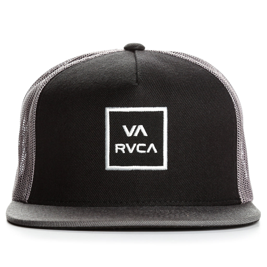 RVCA VA All The Way Trucker Hat - Black/Grey