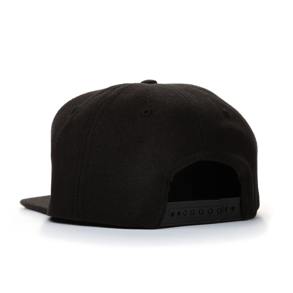 Thrasher Magazine Logo Felt Snapback - Black
