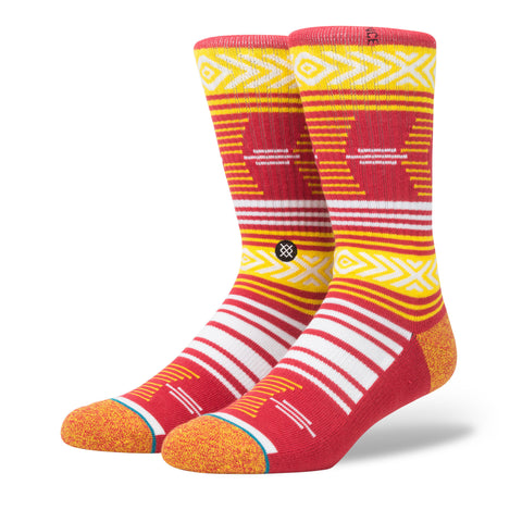 Stance Mazed Trojans Crew Crew Sock - Cardinal