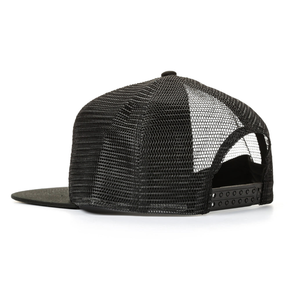 Thrasher Embroidered Logo Mesh Cap - Black/Yellow