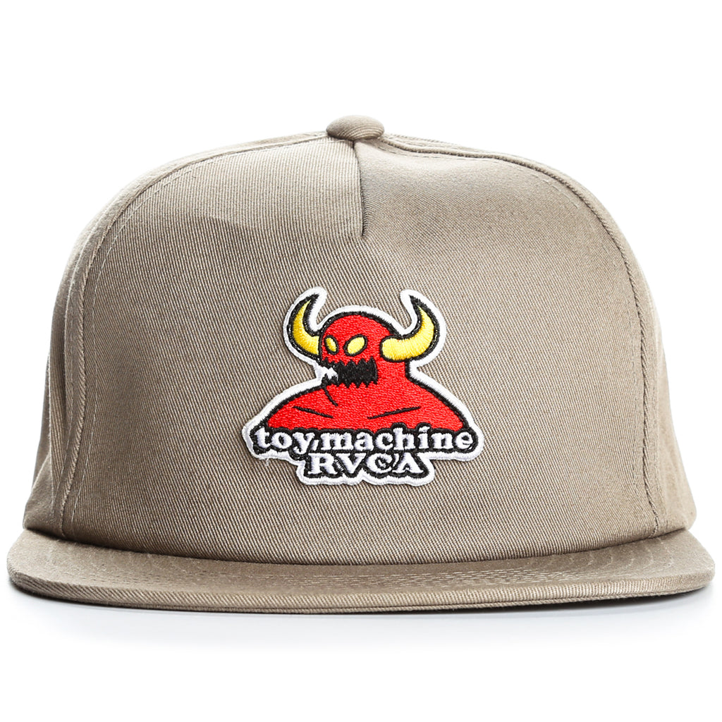 RVCA x Toy Machine Snapback - Khaki