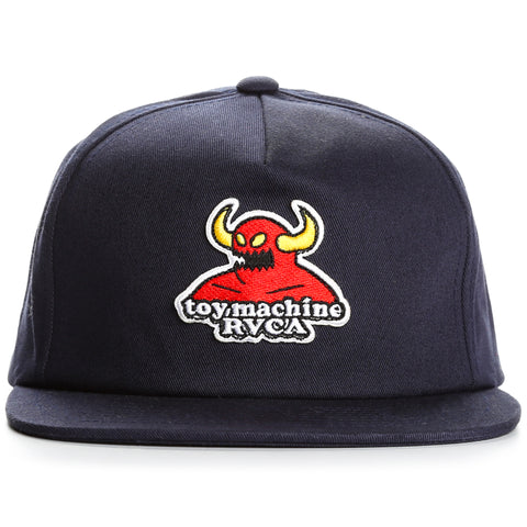 RVCA x Toy Machine Snapback - Navy