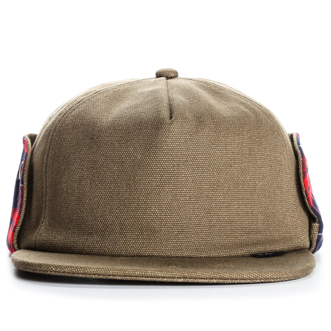 RVCA x Toy Machine Trooper Hat - Dark Khaki