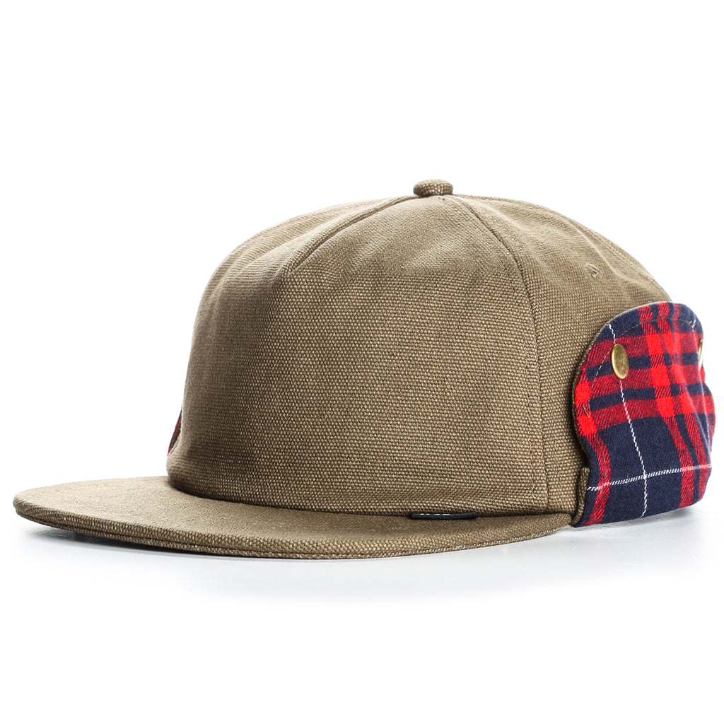 RVCA x Toy Machine Trooper Hat - Dark Khaki