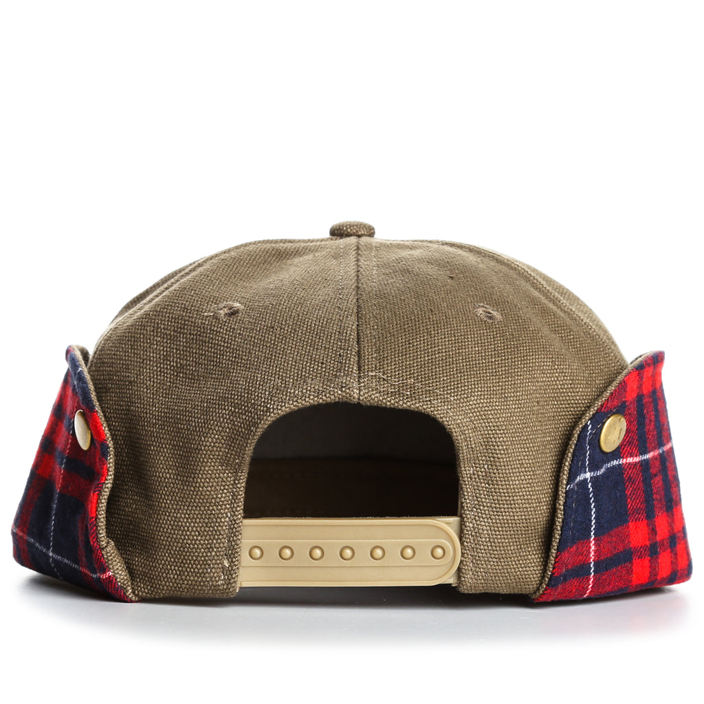 RVCA x Toy Machine Trooper Hat - Dark Khaki