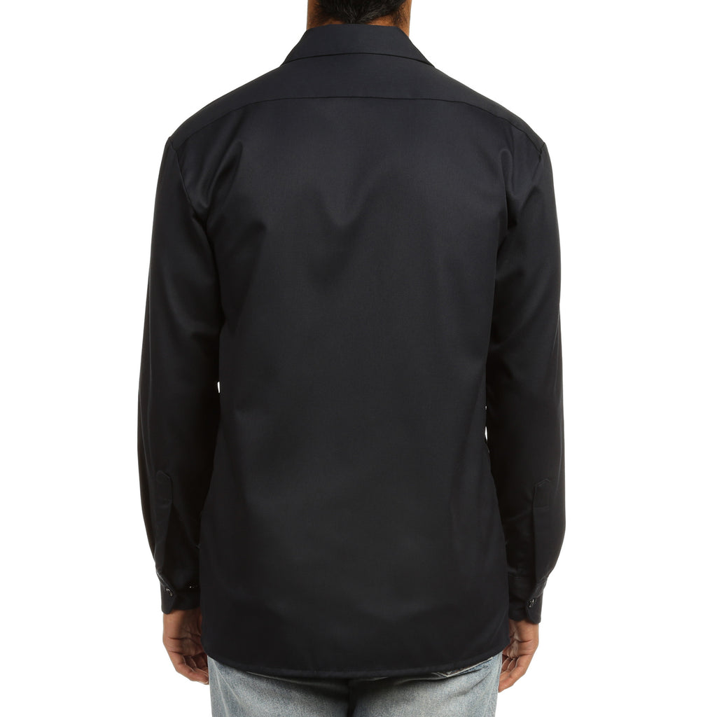 Dickies Mens L/S Work Shirt - Dark Navy