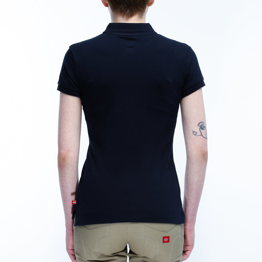 Dickies Womens Short Sleeve Polo - Navy