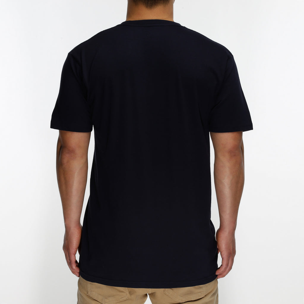 New Star Ultra Soft S/S V-Neck Tee - Navy
