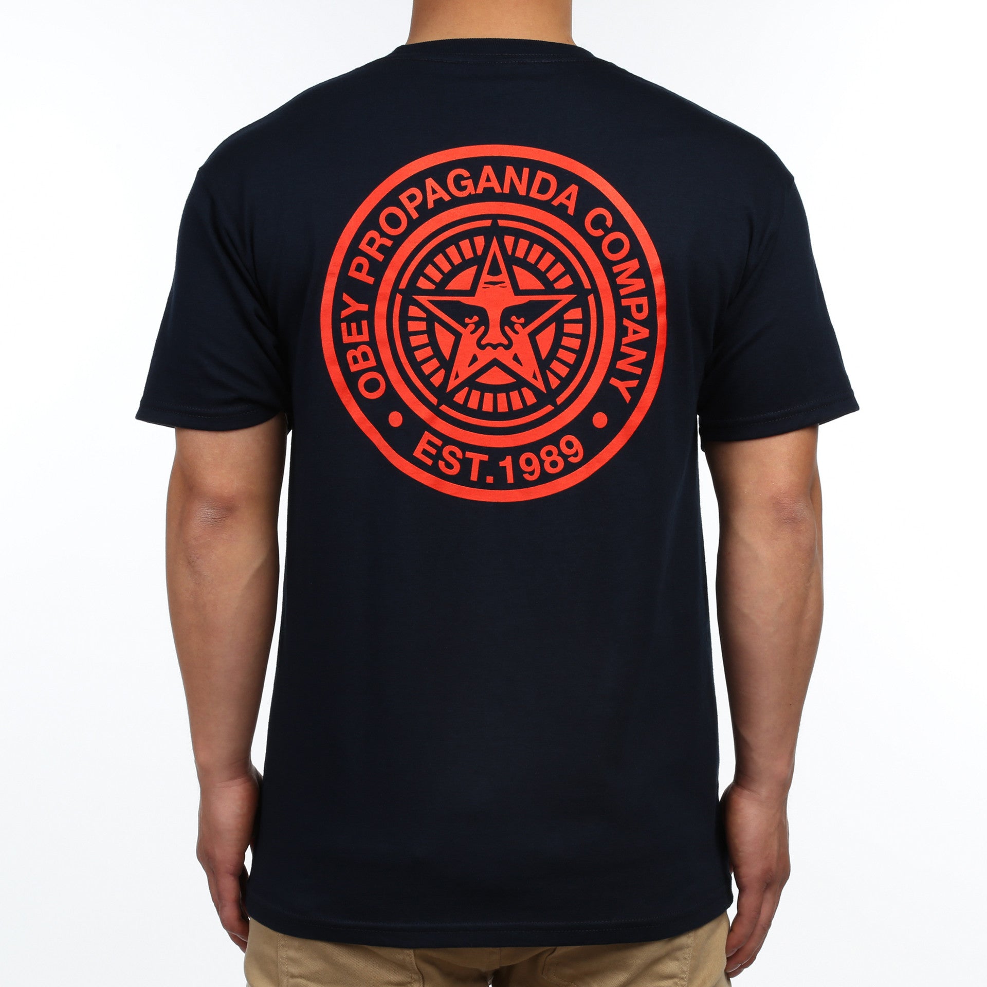 Obey Propaganda Tee Navy