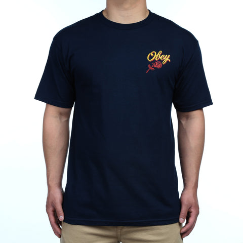 Obey Careless Whisper Tee - Navy
