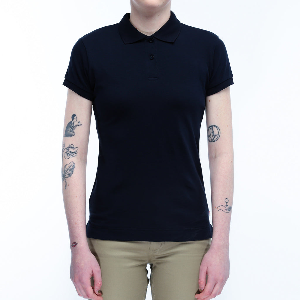 Dickies Womens Short Sleeve Polo - Navy