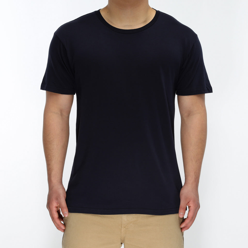 New Star Ultra Soft S/S Crew Tee - Dark Navy