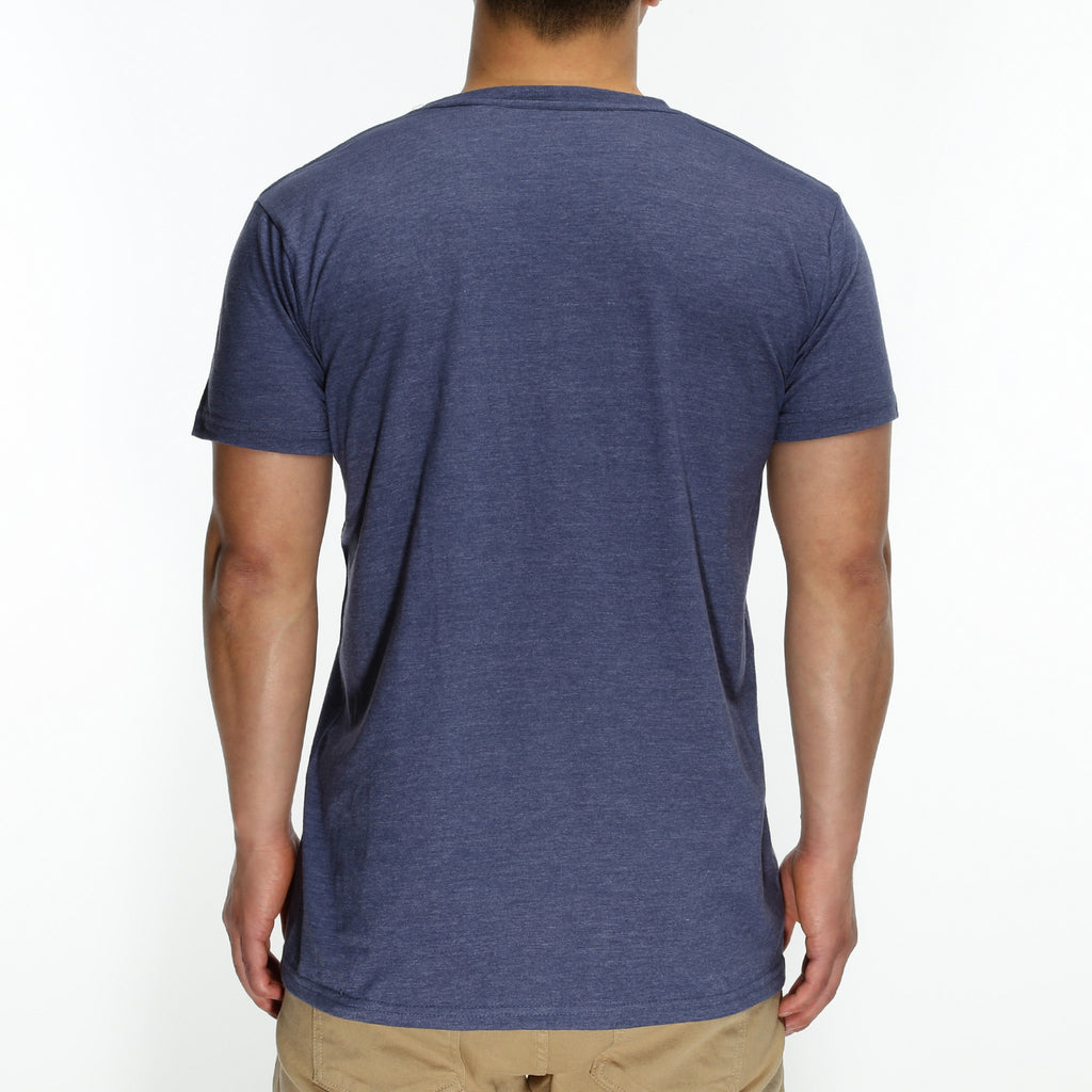 New Star Ultra Soft S/S Crew Tee - Navy Heather