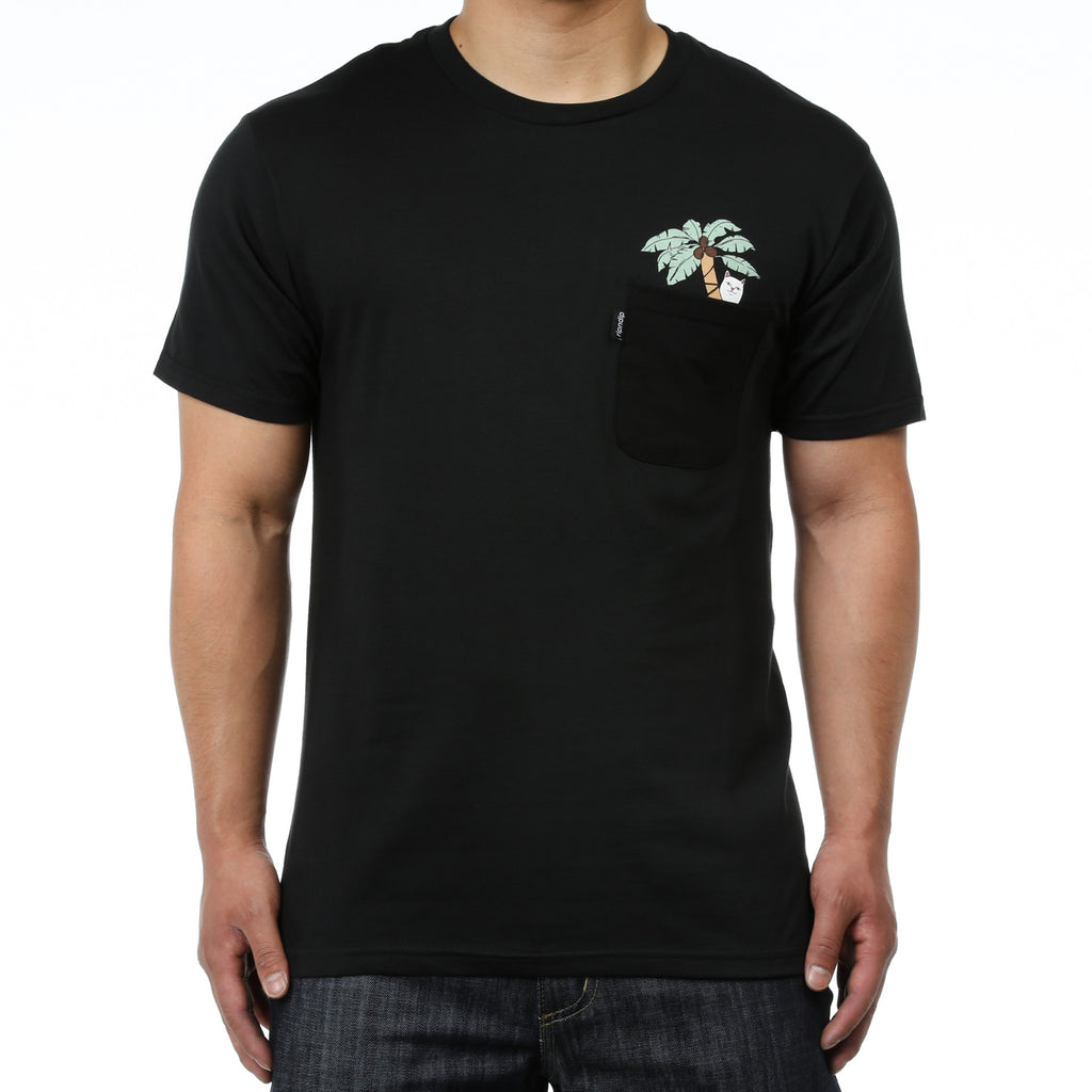 RipNDip Nermal Leaf pocket Tee - Black