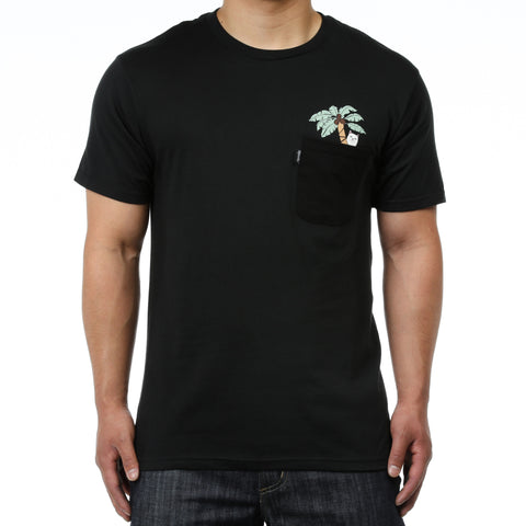 RipNDip Nermal Leaf pocket Tee - Black
